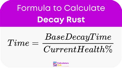 how long for sheet metal to decay rust|rust decay calculator.